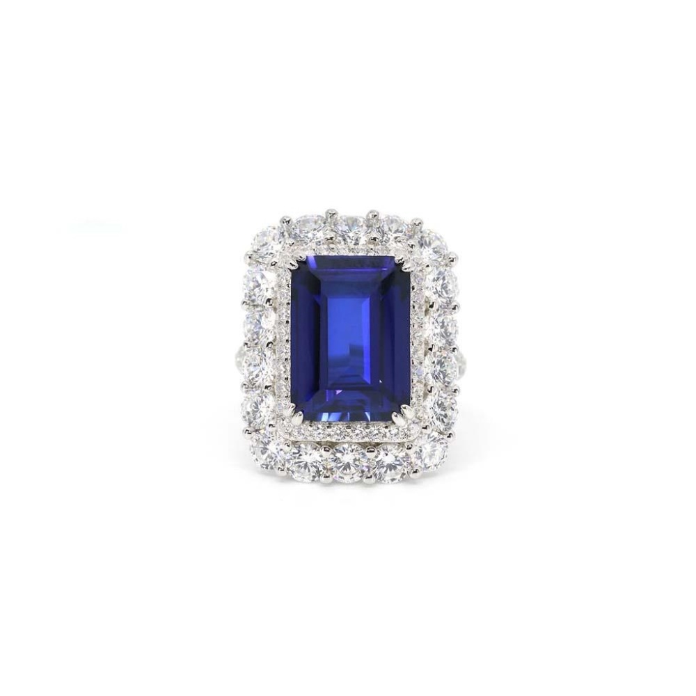 New! Anna Zuckerman Simulated Sapphire Ring